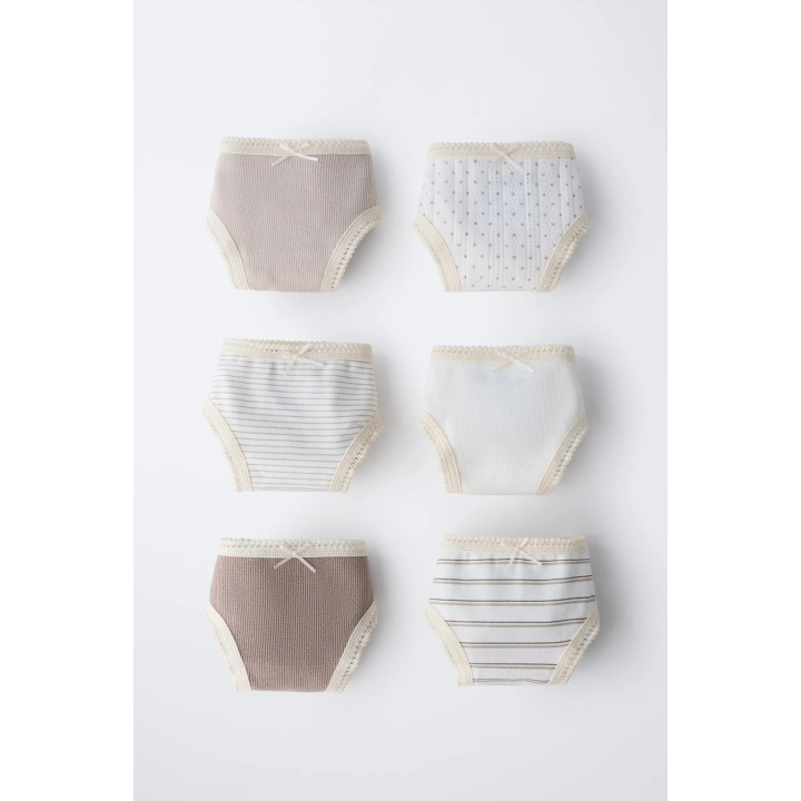 6–14 ЛЕТ/ НАБОР ИЗ ШЕСТИ ТРУСОВ С ПРИНТОМ