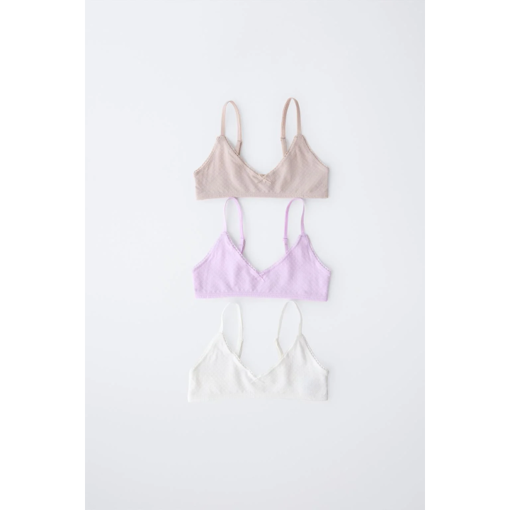 НАБОР ИЗ ТРЕХ ТОПОВ С РЕЛЬЕФНЫМ УЗОРОМ 9-14 ЛЕТ