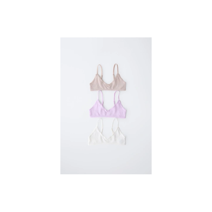 НАБОР ИЗ ТРЕХ ТОПОВ С РЕЛЬЕФНЫМ УЗОРОМ 9-14 ЛЕТ