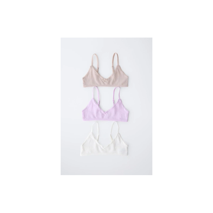 НАБОР ИЗ ТРЕХ ТОПОВ С РЕЛЬЕФНЫМ УЗОРОМ 9-14 ЛЕТ