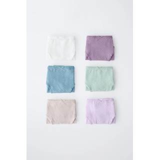 6–14 ЛЕТ/ НАБОР ИЗ ШЕСТИ ТРУСОВ С УЗОРОМ