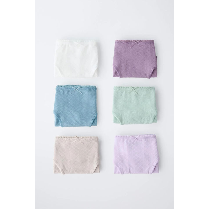 6–14 ЛЕТ/ НАБОР ИЗ ШЕСТИ ТРУСОВ С УЗОРОМ