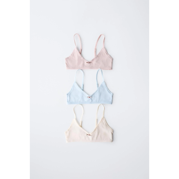 9–14 ЛЕТ/ НАБОР ИЗ ТРЕХ ТОПОВ С ЦВЕТОЧНЫМ ПРИНТОМ