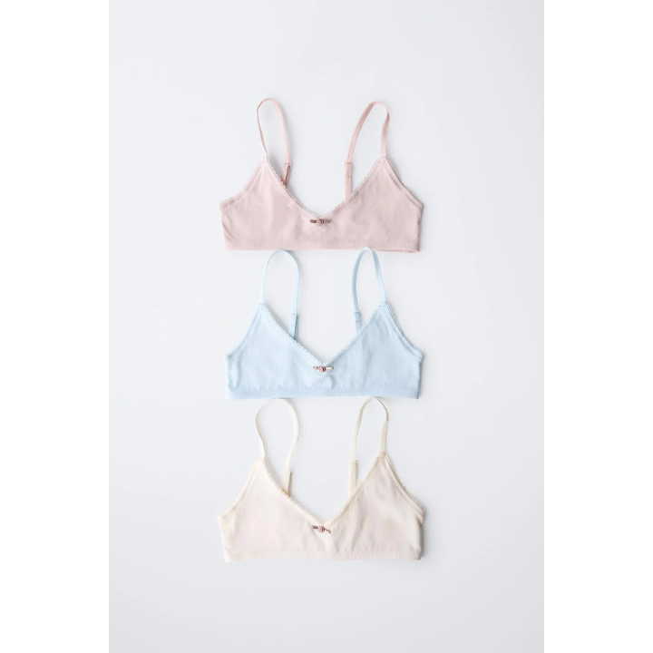 9–14 ЛЕТ/ НАБОР ИЗ ТРЕХ ТОПОВ С ЦВЕТОЧНЫМ ПРИНТОМ