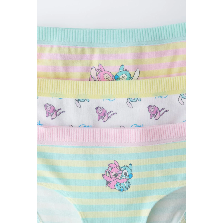 Трехпачка трусиков с эластичным поясом и принтом lilo & stitch © disney, для возраста 6-14 лет