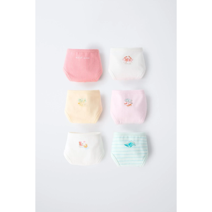 Набор трусиков с принтом для детей от 6 до 14 лет