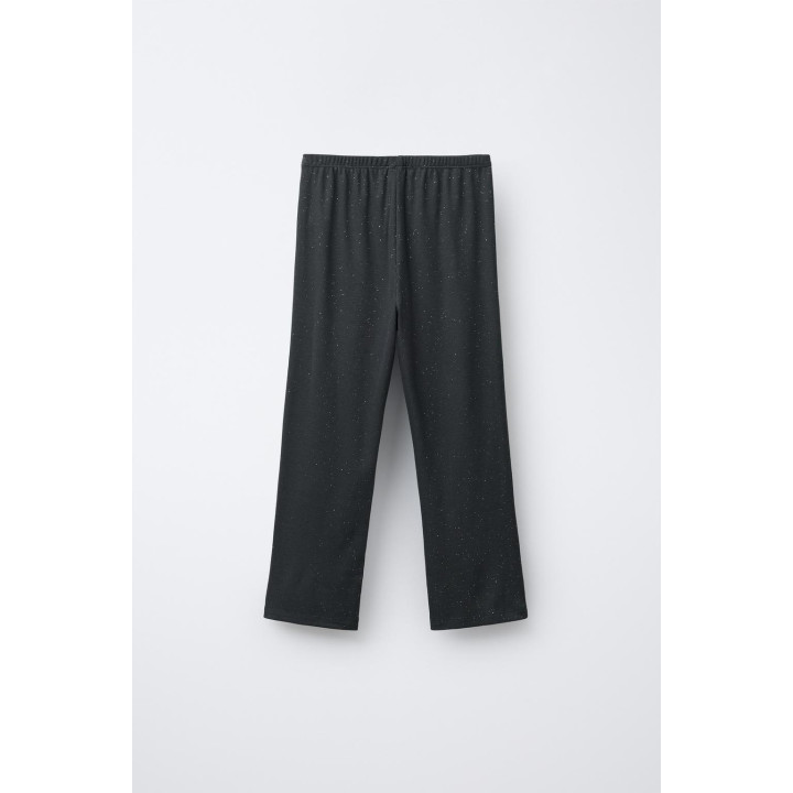 Пижама с вышивкой и блестками для детей от 6 до 14 лет