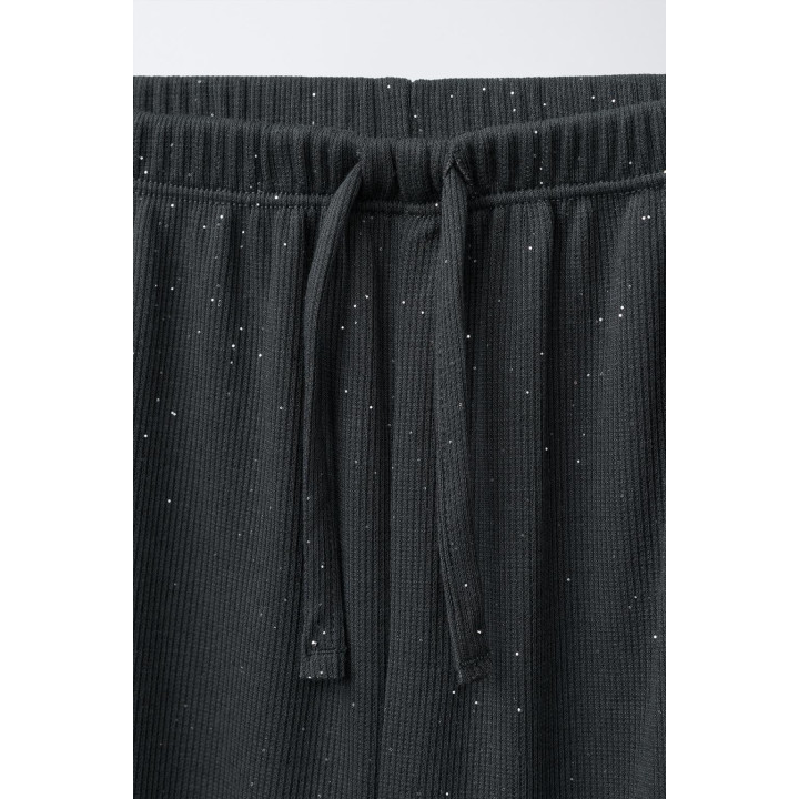 Пижама с вышивкой и блестками для детей от 6 до 14 лет