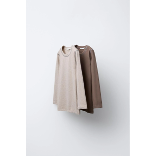 НАБОР ИЗ ДВУХ ФУТБОЛОК ОВЕРЛОК С КОНТРАСТНОЙ ОТДЕЛКОЙ