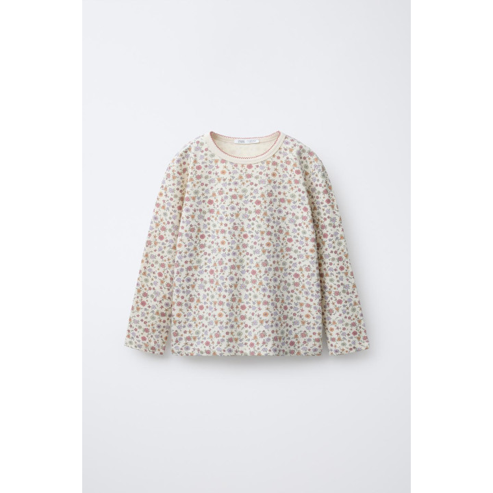 6-14 ЛЕТ/ПИЖАМА С ЦВЕТОЧНЫМ ПРИНТОМ