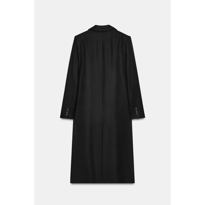 ДЛИННОЕ ПАЛЬТО С ПОДПЛЕЧНИКАМИ