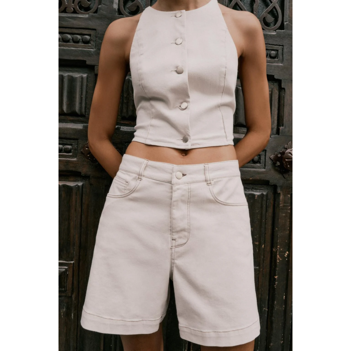 ДЖИНСОВЫЕ ШОРТЫ-БЕРМУДЫ Z1975 MOM FIT