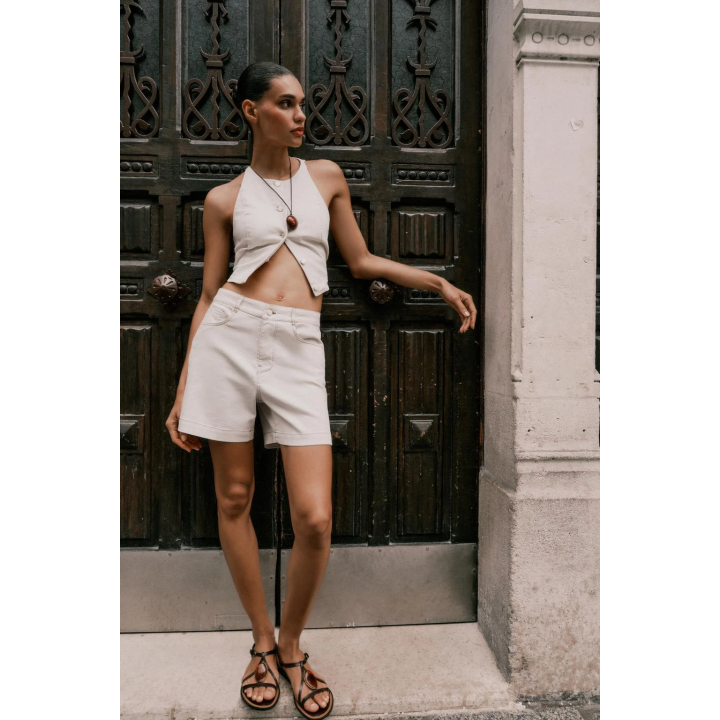 ДЖИНСОВЫЕ ШОРТЫ-БЕРМУДЫ Z1975 MOM FIT