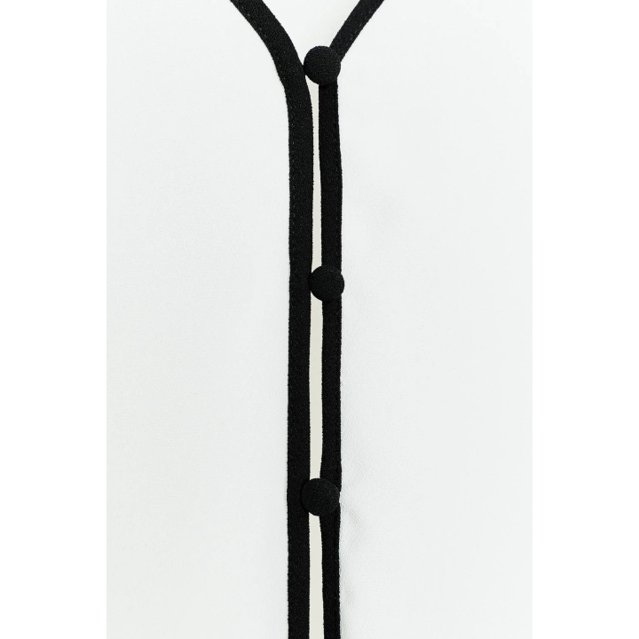 ТОП В БЕЛЬЕВОМ СТИЛЕ С КОНТРАСТНОЙ ОТДЕЛКОЙ