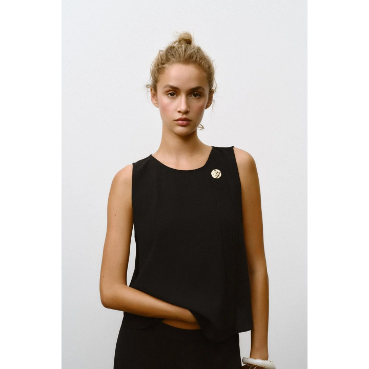 ТОП СО СКЛАДКАМИ И ФУРНИТУРОЙ