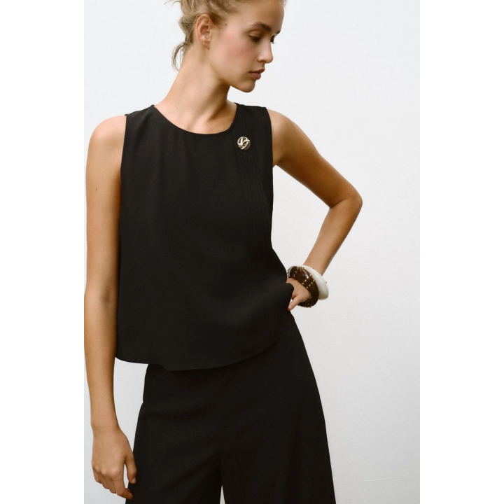 ТОП СО СКЛАДКАМИ И ФУРНИТУРОЙ