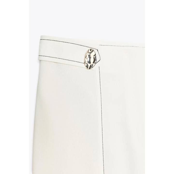 БРЮКИ СО ШЛЕВКАМИ И КОНТРАСТНОЙ СТРОЧКОЙ