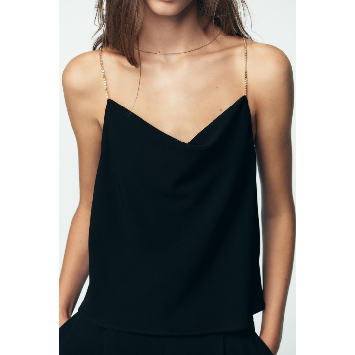 ТОП В БЕЛЬЕВОМ СТИЛЕ С БРЕТЕЛЬКАМИ-ЦЕПОЧКАМИ