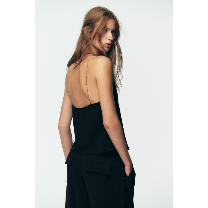 ТОП В БЕЛЬЕВОМ СТИЛЕ С БРЕТЕЛЬКАМИ-ЦЕПОЧКАМИ