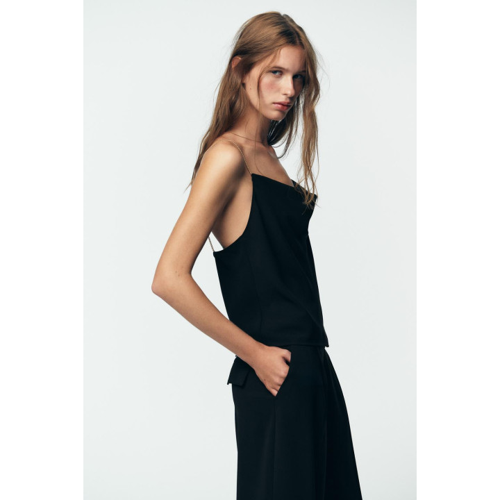 ТОП В БЕЛЬЕВОМ СТИЛЕ С БРЕТЕЛЬКАМИ-ЦЕПОЧКАМИ