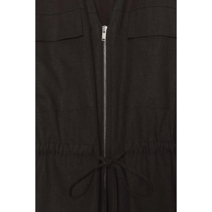 ЖИЛЕТ САФАРИ ИЗ ЛЬНА