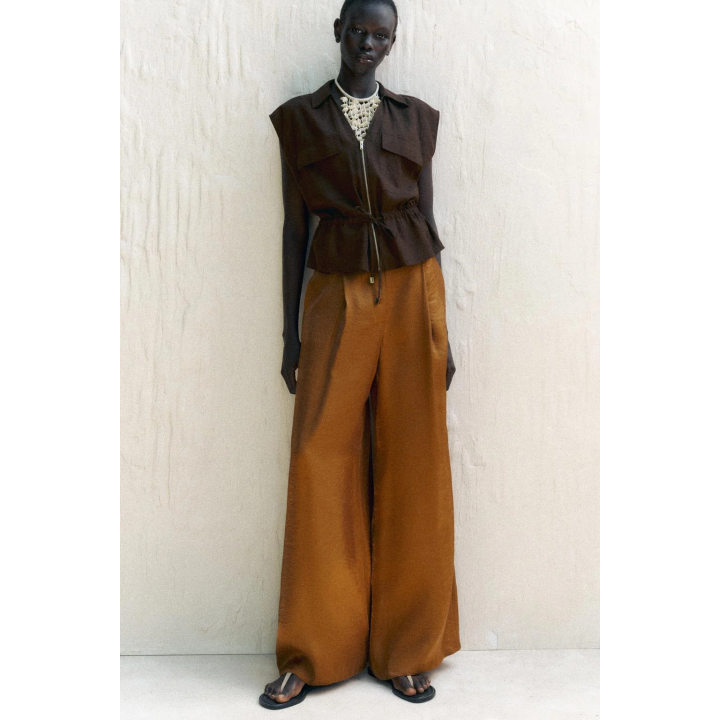 ЖИЛЕТ САФАРИ ИЗ ЛЬНА