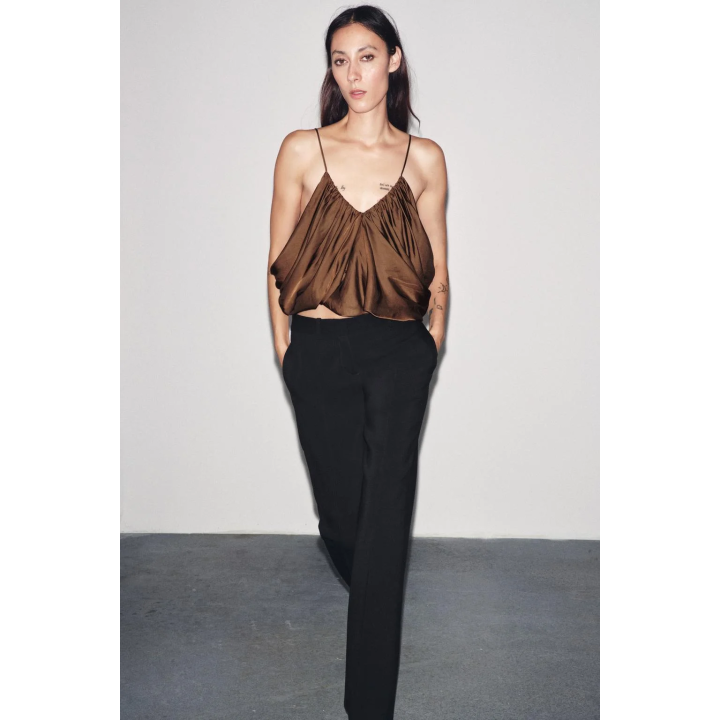 ТОП ИЗ АТЛАСА СО СБОРКАМИ ZW COLLECTION