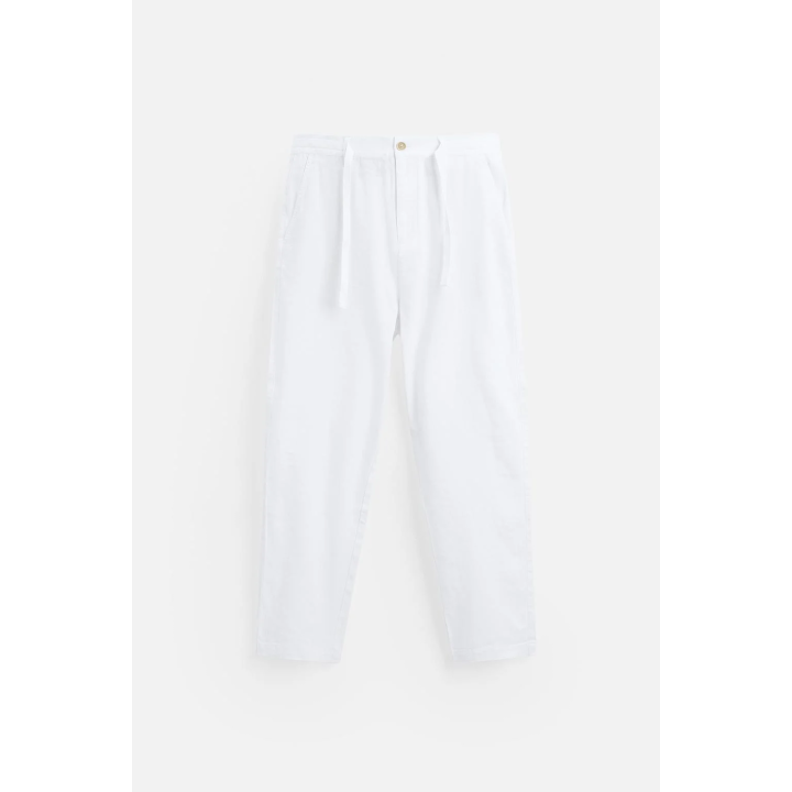 Брюки из льняно-хлопковой смеси