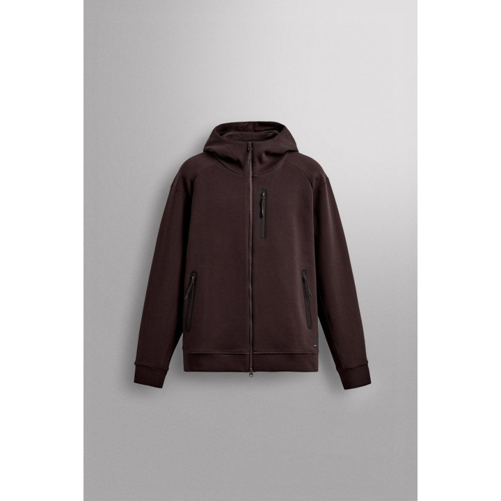 ТЕХНИЧЕСКАЯ ТОЛСТОВКА С КАПЮШОНОМ НА МОЛНИИ