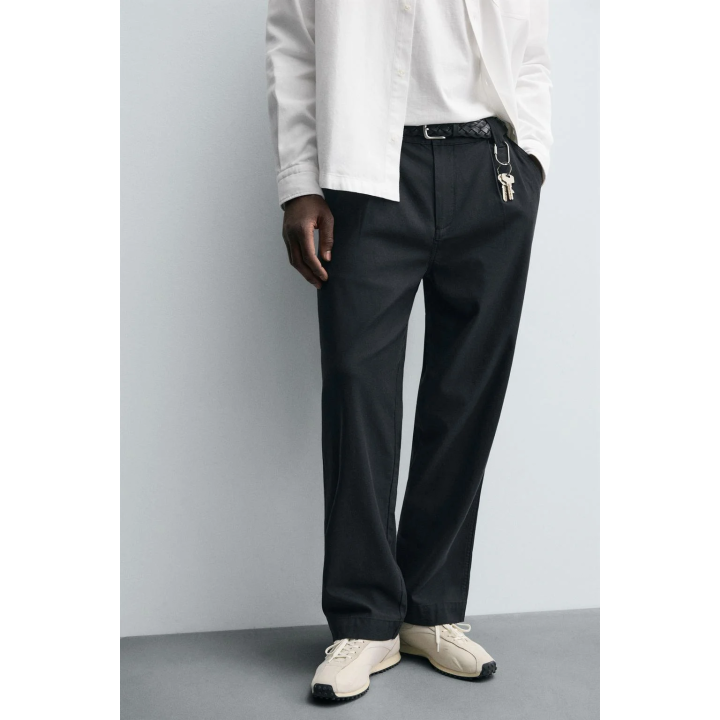 БРЮКИ RELAXED FIT СО СКЛАДКАМИ