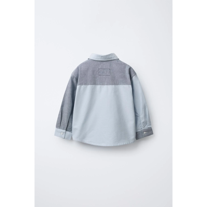 РУБАШКА ПЭЧВОРК OXFORD С КАРМАНОМ