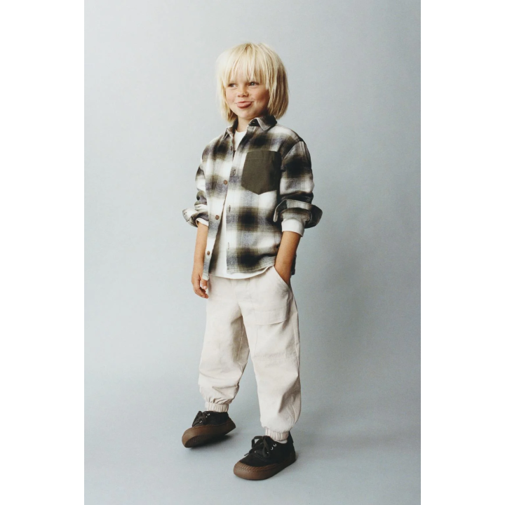 РУБАШКА В КЛЕТКУ С КАРМАНОМ