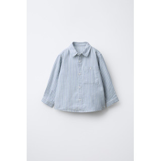 РУБАШКА В ПОЛОСКУ ИЗ МЯГКОЙ ТКАНИ