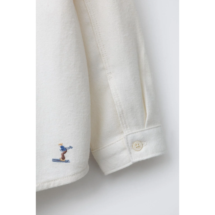 РУБАШКА SOFT TOUCH С ВЫШИВКОЙ «ЛЫЖНИКИ»