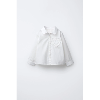 РУБАШКА С НАШИВКОЙ «СЕРДЦЕ»