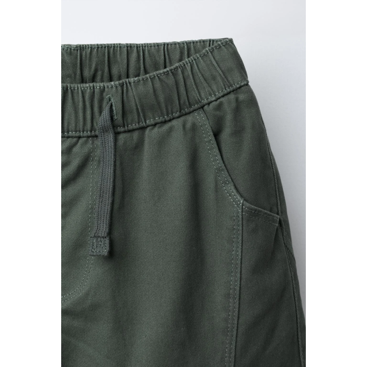 БРЮКИ КАРГО ИЗ МЯГКОЙ ТКАНИ