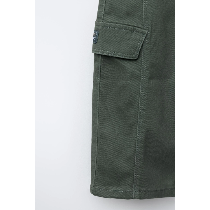 БРЮКИ КАРГО ИЗ МЯГКОЙ ТКАНИ