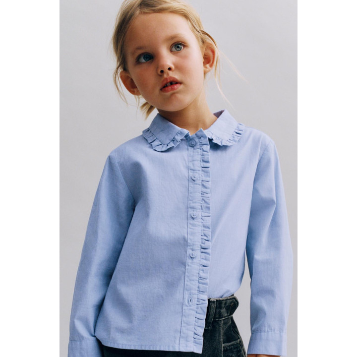 РУБАШКА С ОБОРОЧКАМИ