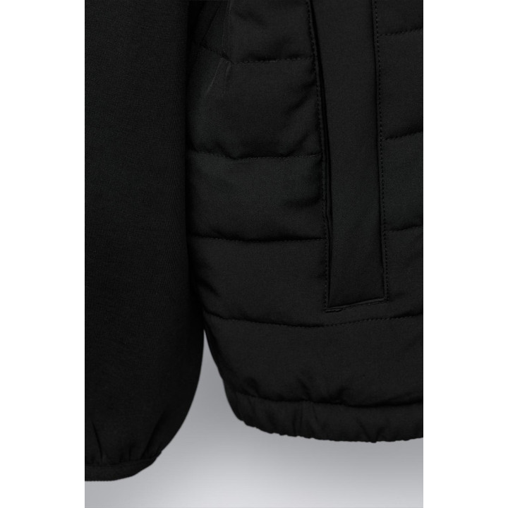 УЛЬТРАЛЕГКАЯ КОМБИНИРОВАННАЯ КУРТКА С ЭФФЕКТОМ НЕОПРЕНА