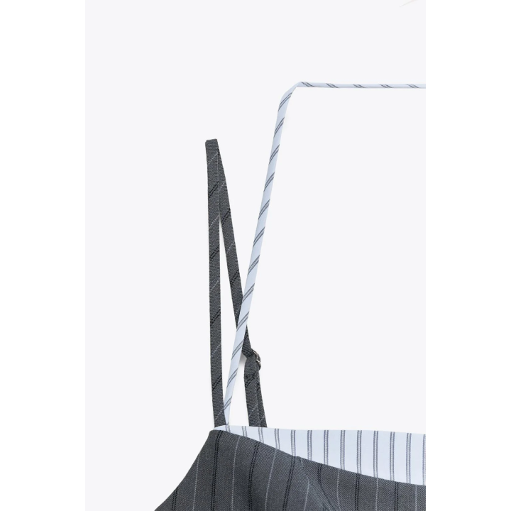 КОМБИНИРОВАННОЕ ПЛАТЬЕ В ПОЛОСКУ