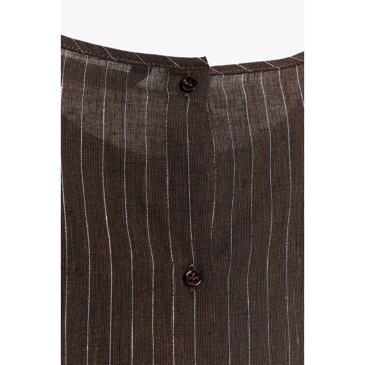 ТОП В ПОЛОСКУ ИЗ СМЕСОВОГО ЛЬНА — ZW COLLECTION