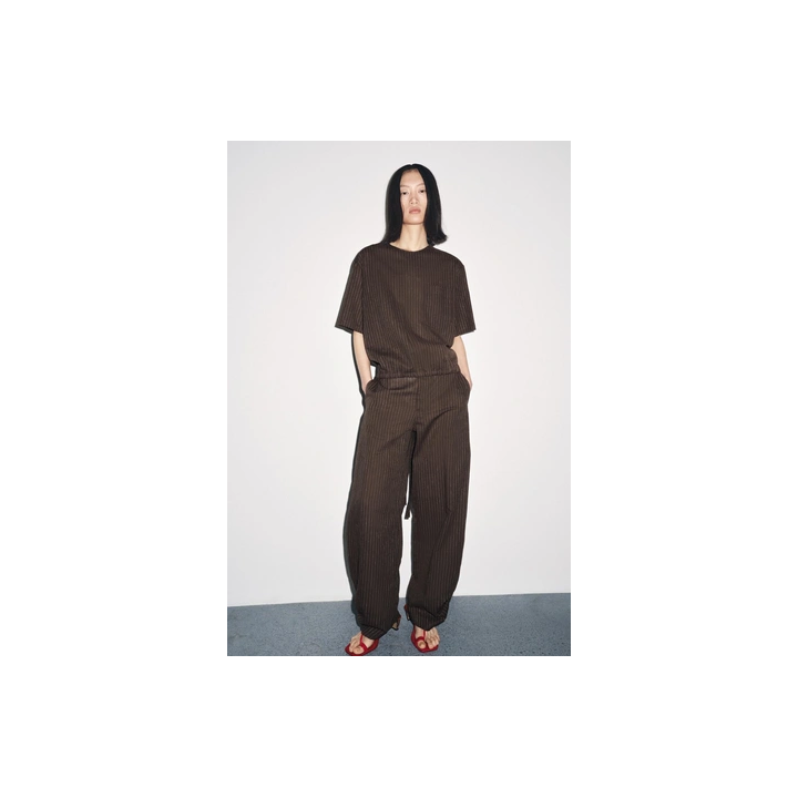 ТОП В ПОЛОСКУ ИЗ СМЕСОВОГО ЛЬНА — ZW COLLECTION