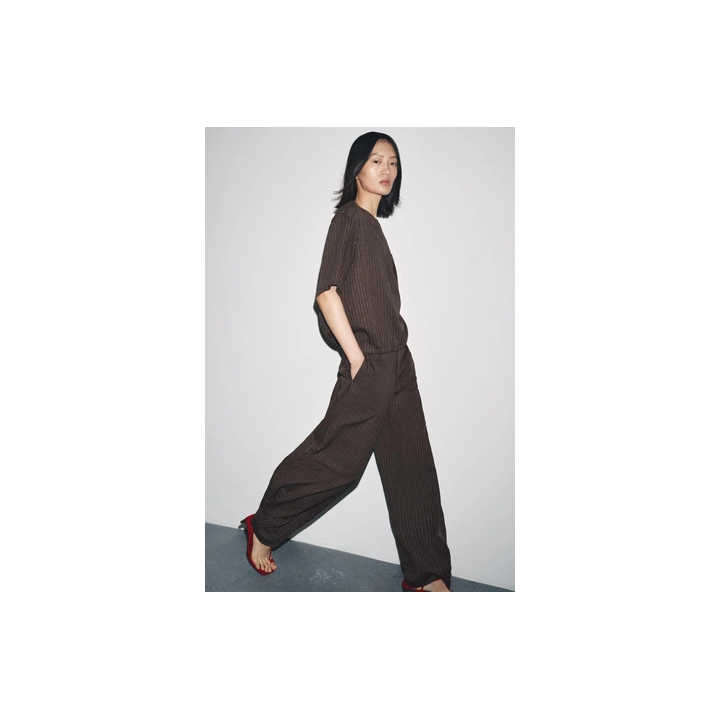 ТОП В ПОЛОСКУ ИЗ СМЕСОВОГО ЛЬНА — ZW COLLECTION