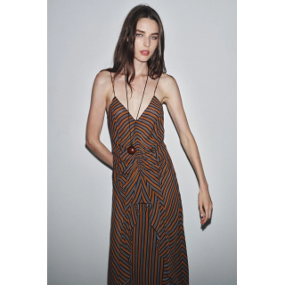 ПЛАТЬЕ-КОМБИНАЦИЯ В ПОЛОСКУ — ZW COLLECTION