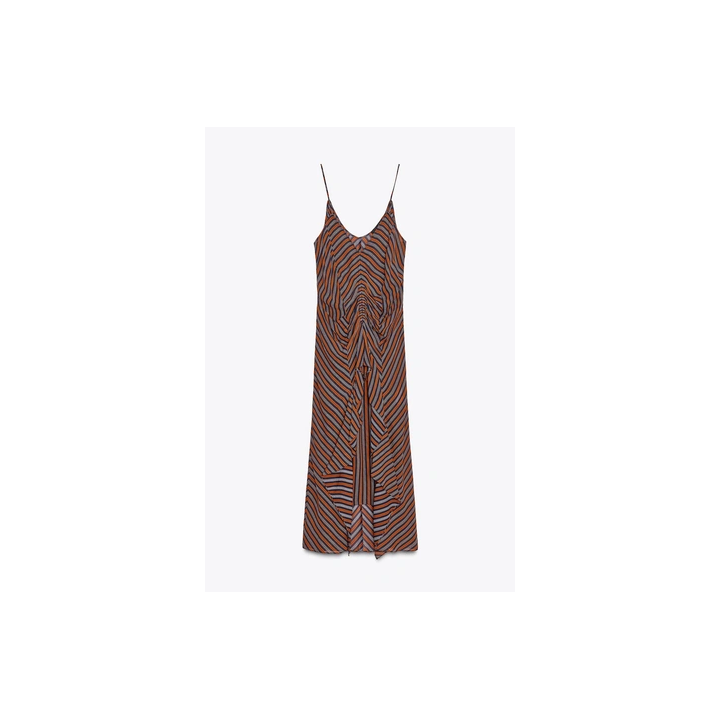 ПЛАТЬЕ-КОМБИНАЦИЯ В ПОЛОСКУ — ZW COLLECTION