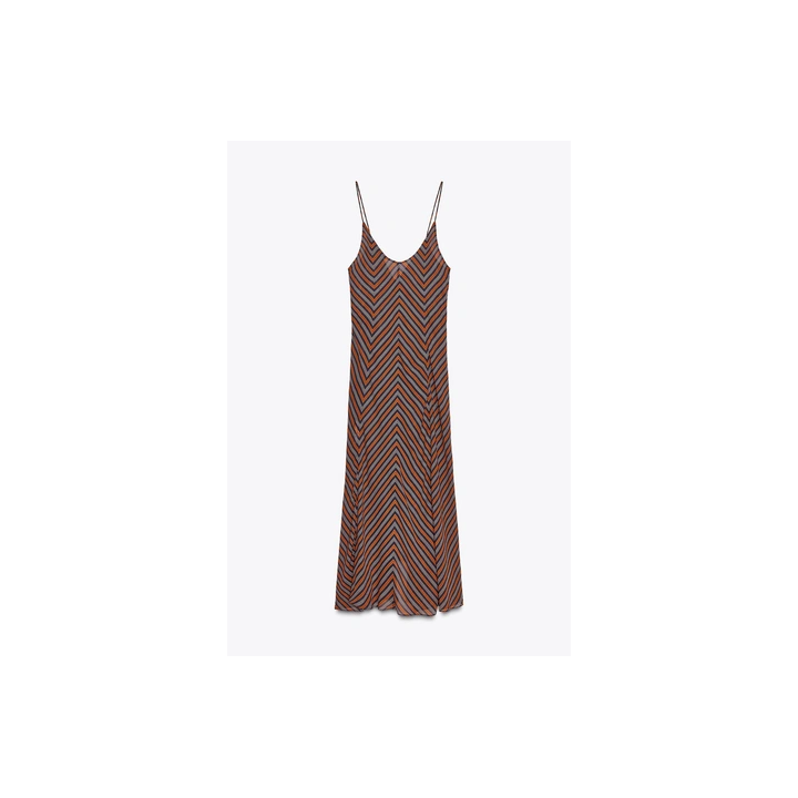 ПЛАТЬЕ-КОМБИНАЦИЯ В ПОЛОСКУ — ZW COLLECTION