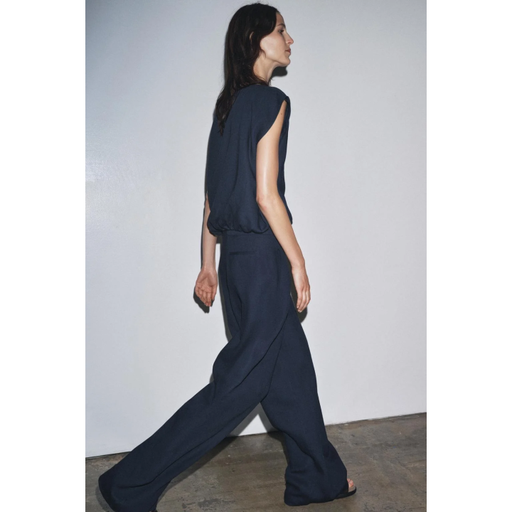 ТОП ИЗ ЛЬНЯНОЙ ТКАНИ С ЗАВЯЗКАМИ — ZW COLLECTION