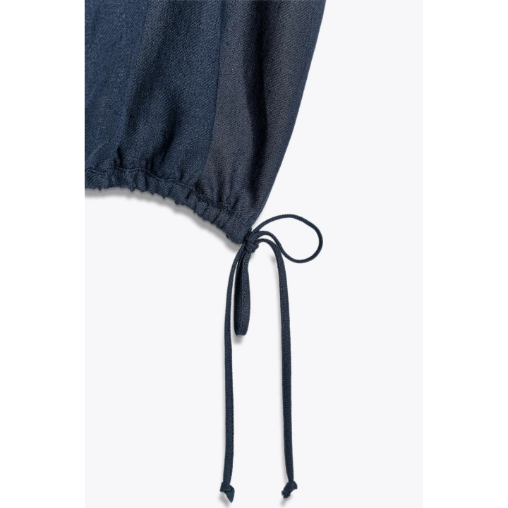 ТОП ИЗ ЛЬНЯНОЙ ТКАНИ С ЗАВЯЗКАМИ — ZW COLLECTION