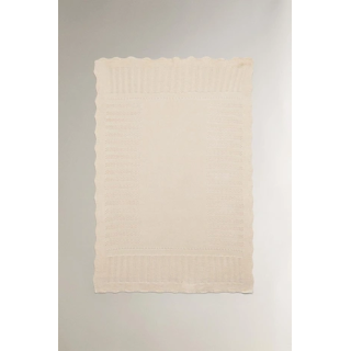 OPENWORK COTTON BABY BLANKET