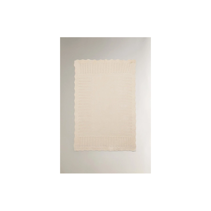 OPENWORK COTTON BABY BLANKET